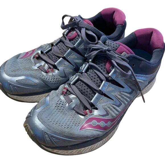 Saucony Everun Triumph ISO Athletic Sneakers Size 9 - Picture 2 of 12